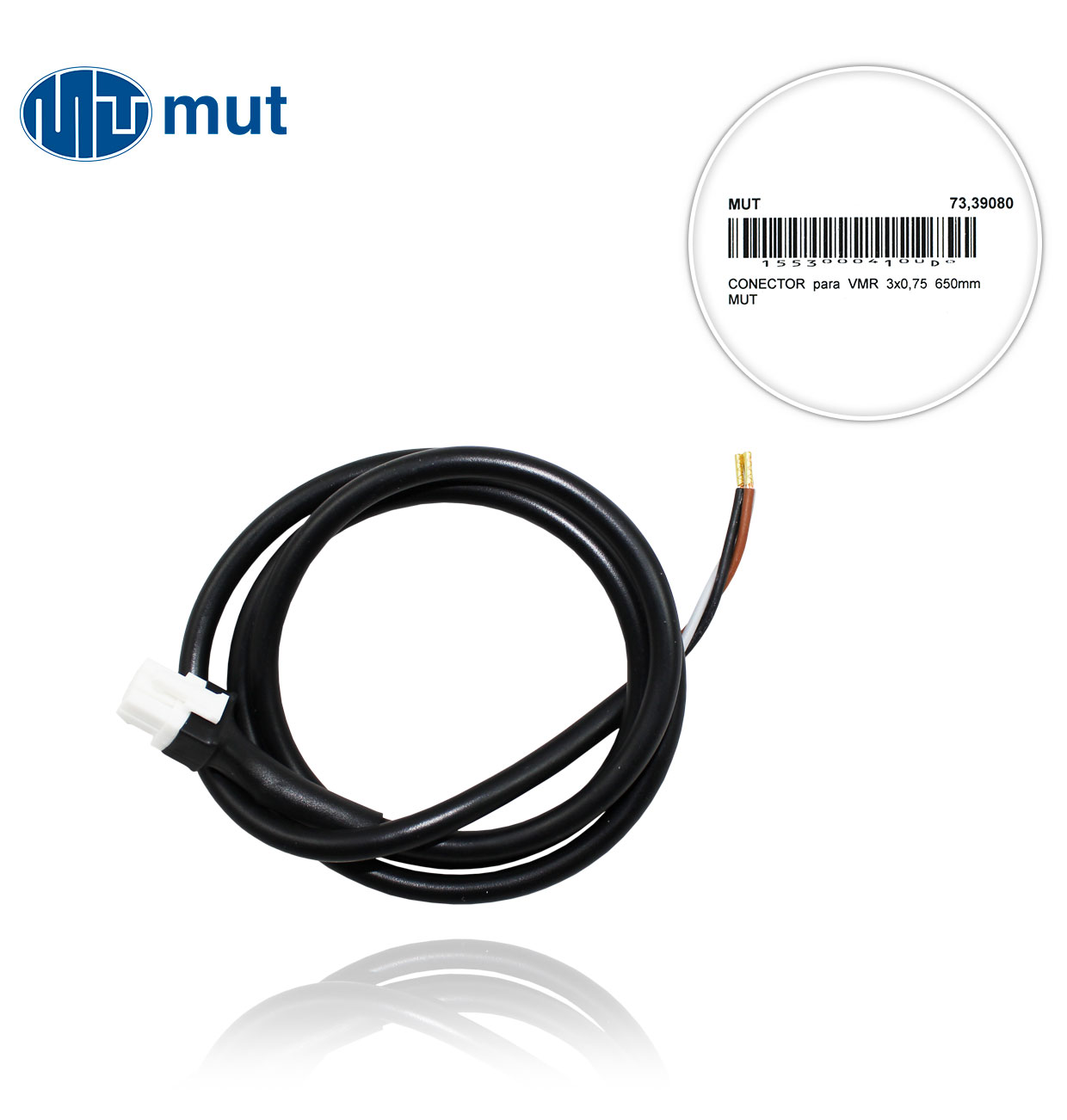 CABLE CONECTOR  para  VMR  3x0,75   1000mm/ 650mm (antiguo) MUT