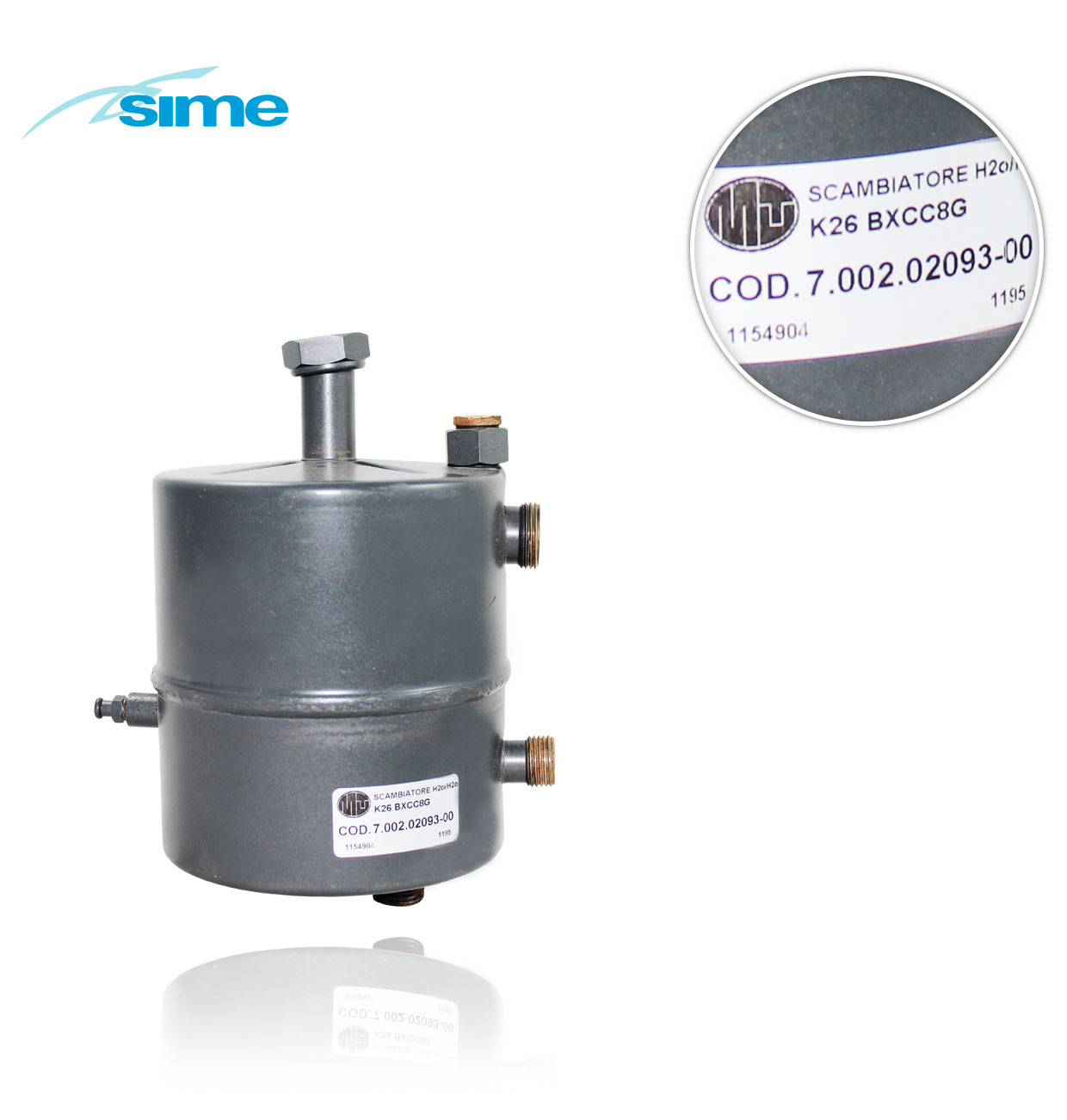 24,000kcal MOD. 33/8 EXCHANGER for SIME