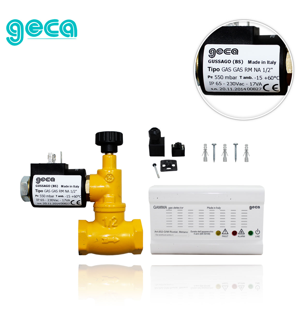 652 GECA SOLENOID VALVE AND CONTROL BOX SAFETY KIT