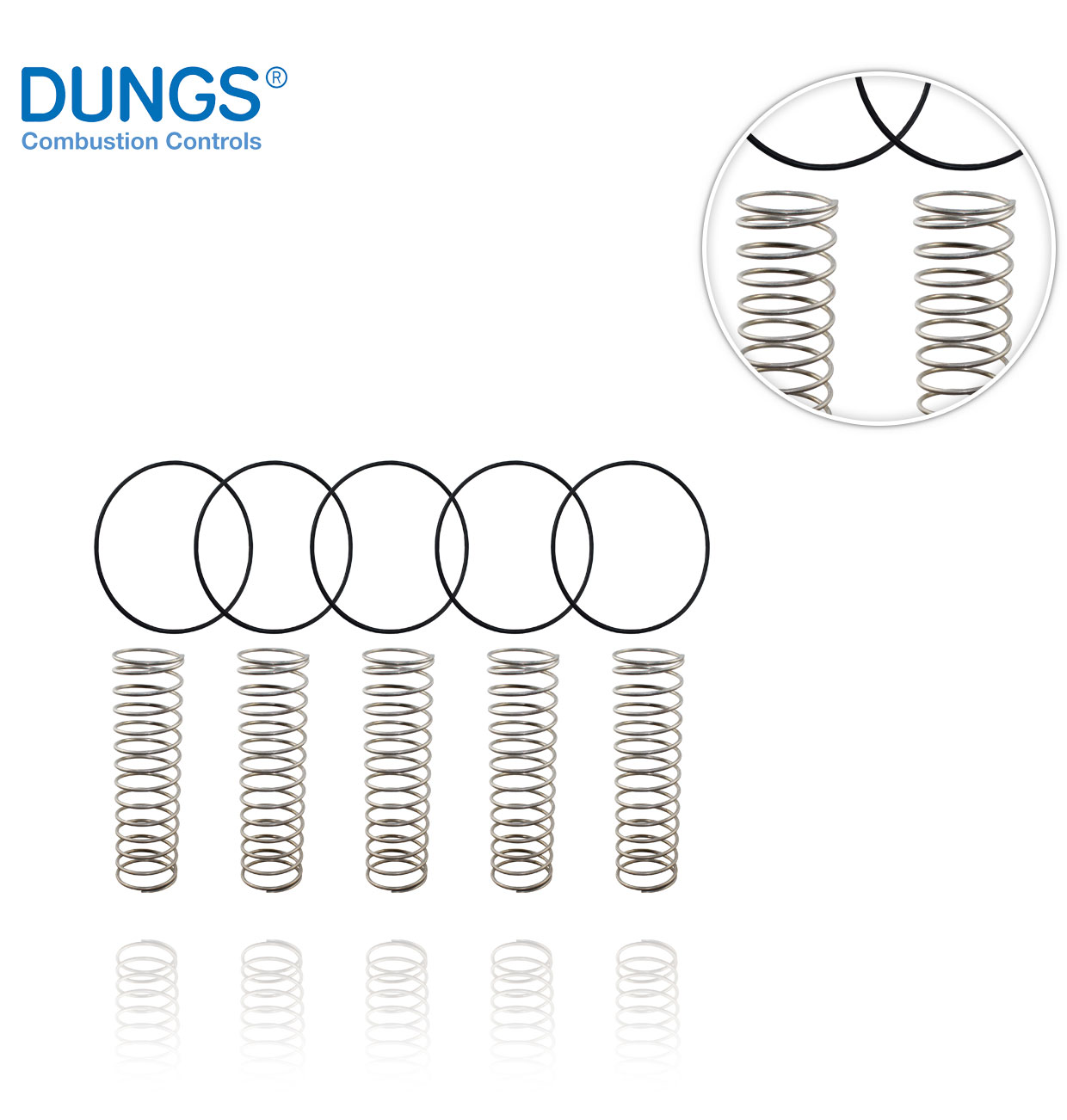 KIT MUELLES COMPENSACION (5uds.)  FRNG 5150  DN150 DUNGS 242712
