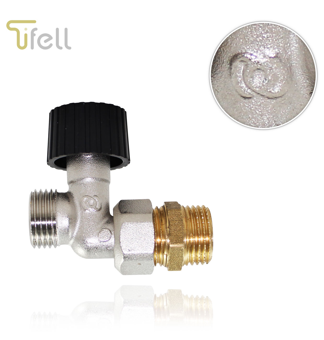 TIFELL 1/2" MH FILLING VALVE WITH THREAD AND GASKET