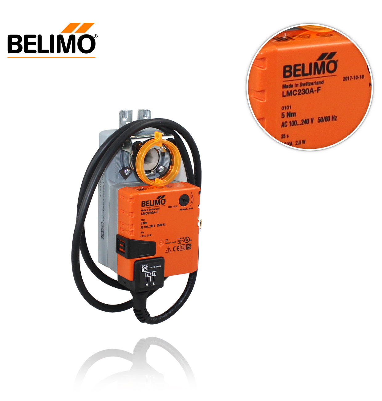BELIMO LMC 230A-F 5Nm 230V ALL-NOTHING SERVOMOTOR WITH LOUVRE