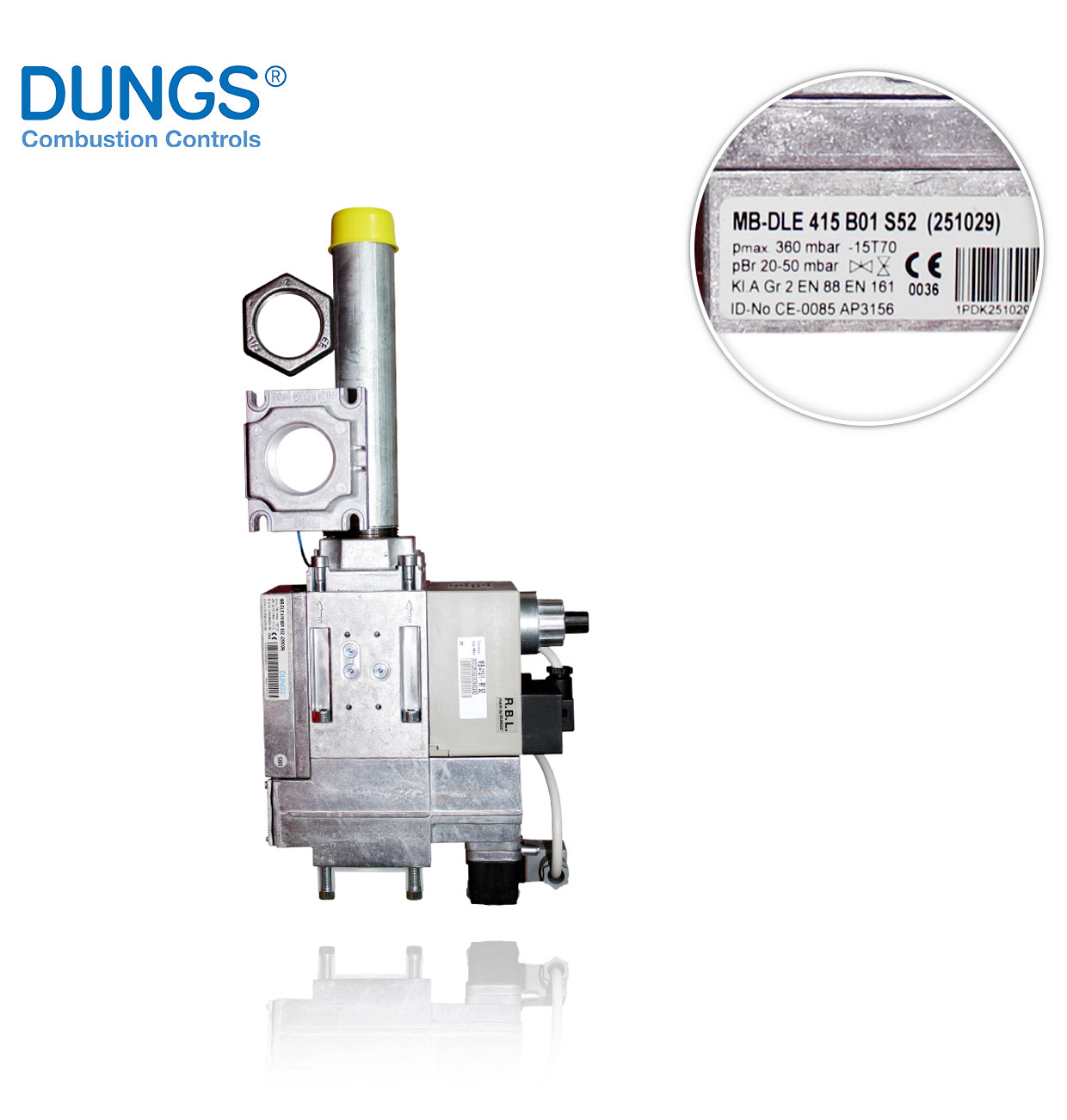 MB-DLE 415 B01S52 R1"1/2 DUNGS + Rampa gas 224474