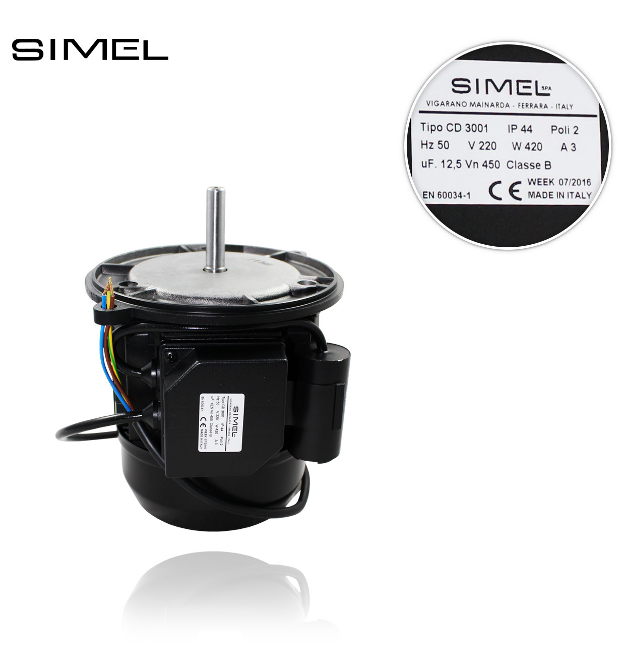 MOT-3001 CD 3001   220V/50Hz 420W SIMEL