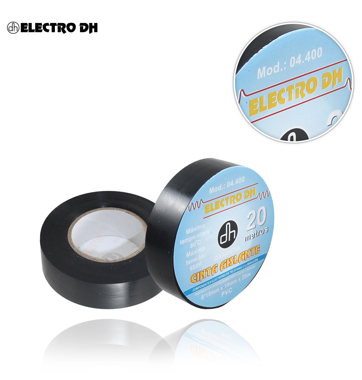 20x19 20M ROLL OF BLACK INSULATING TAPE