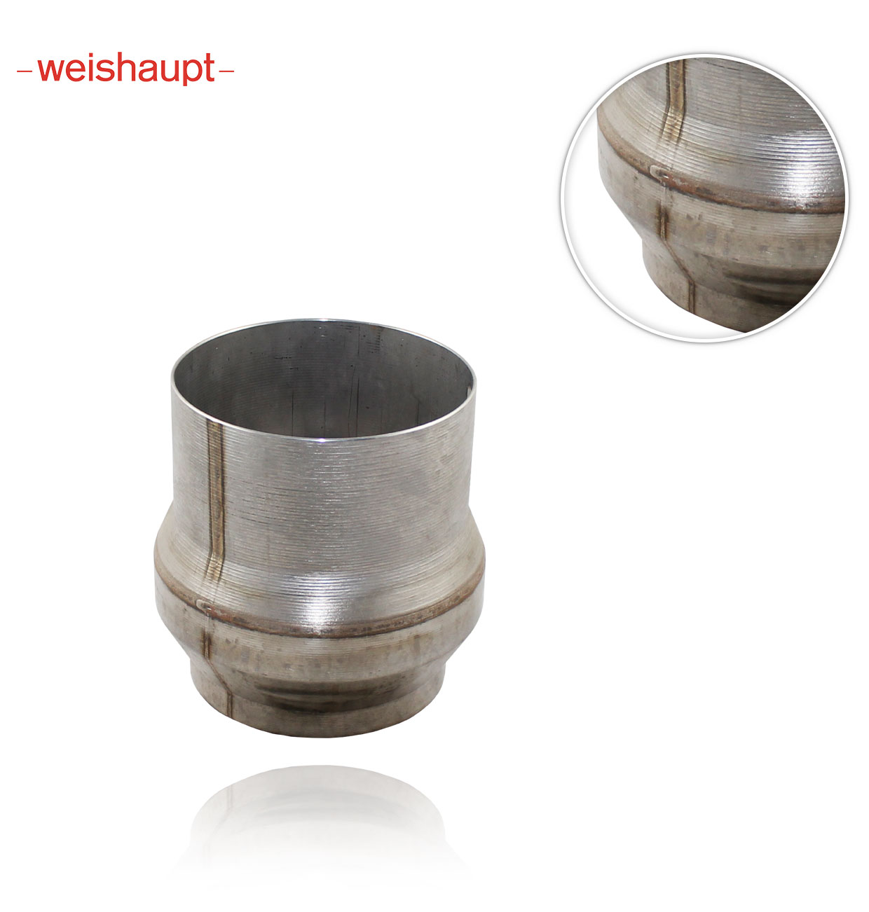 WEISHAUPT 25130314062 FLAME TUBE WITHOUT BAFFLE
