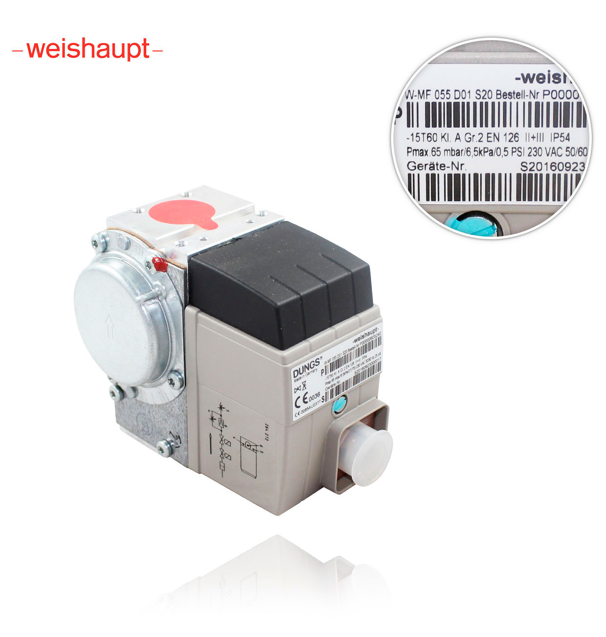 W-FM055 D01 S20t Rp 1/2" 230V WG5 WEISHAUPT 605240